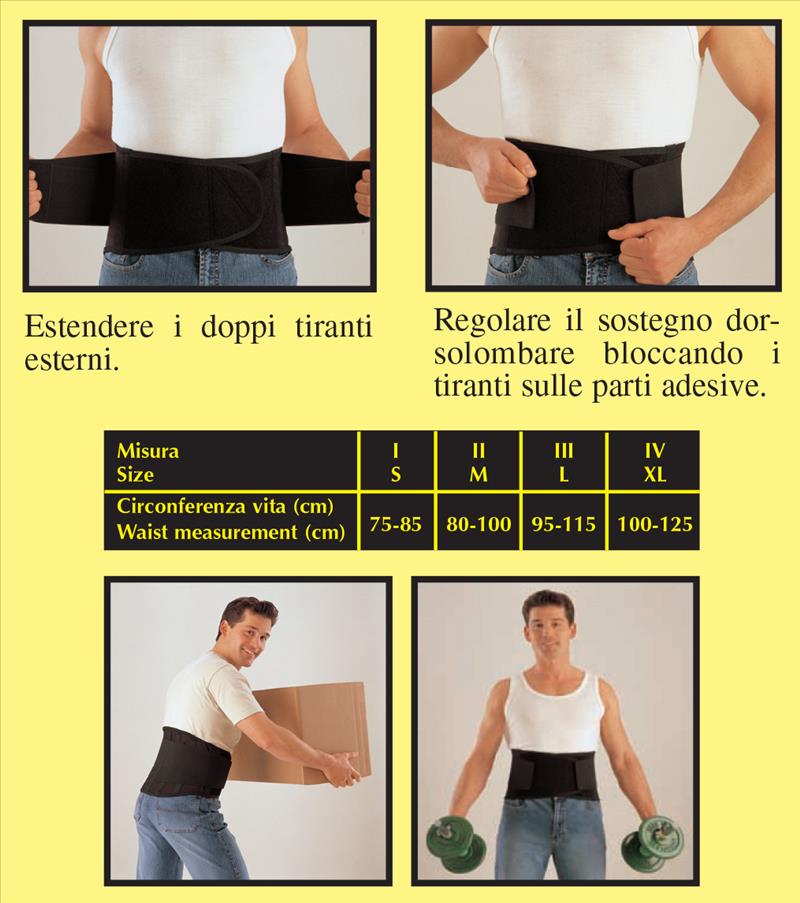 Corsetto Lombare con Tiranti - Scudosan